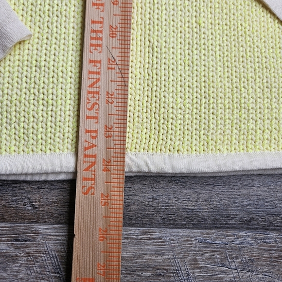 Tibi Sweater Womens XS yellow with Gauze sleeves - Picture 10 of 12